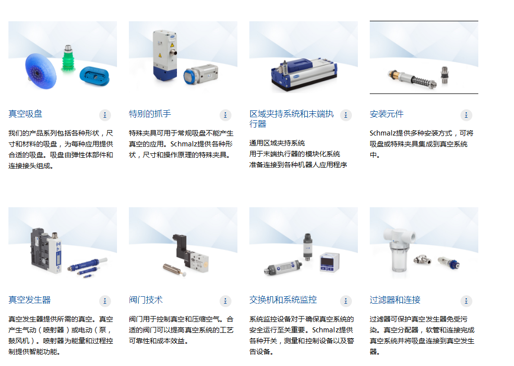 Schmalz(施迈茨)真空器械 Schmalz(施迈茨)真空器械